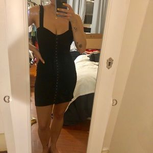 Reformation black dress